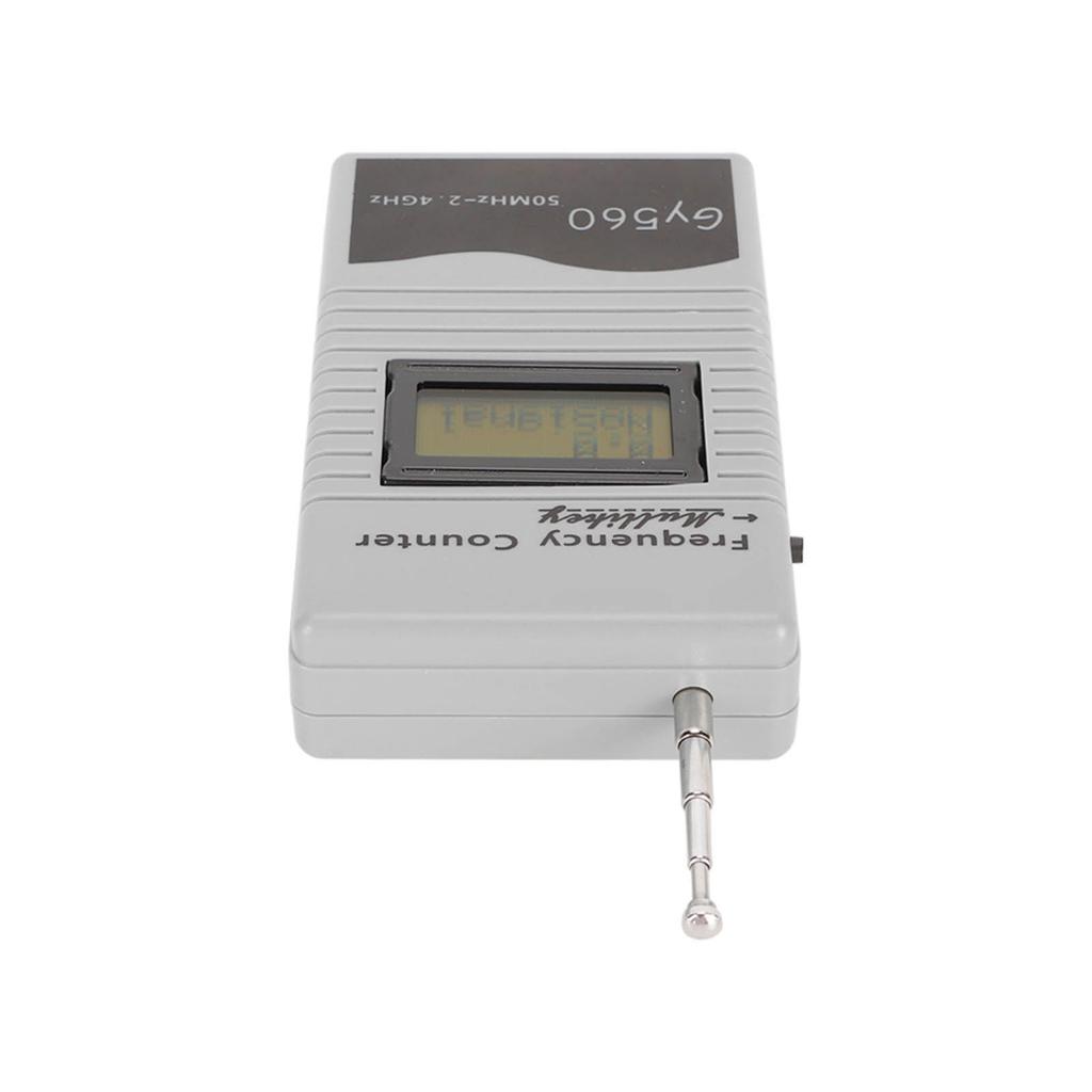 Mini Gooit GY560 Radio Frequency Counter 50Mhz‑2.4Ghz Portable Frequency Counter Radio Frequency Mea