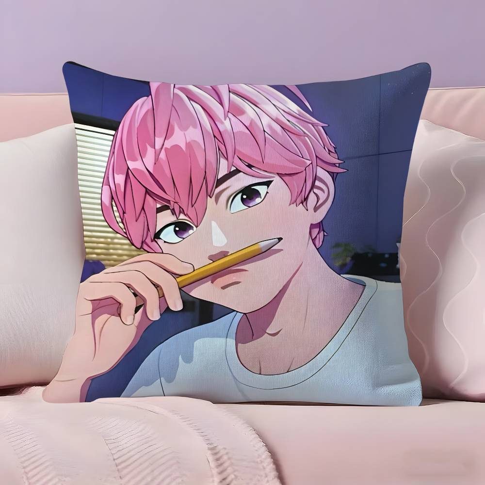 Kpop P-PLAVE b-Bamby Pillow Case  Ultra Soft Skin Friendly Fabric Cloud Like Comfort & Concealed Zipper 30X30cm