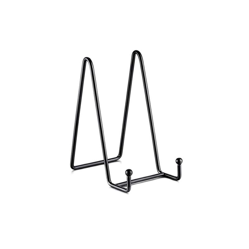 

1/2/4 комплекта 6-дюймовых подставок для тарелок, металлическая рамка, подставка для книг, картин, декоративный мольберт, органайзер для художественных изделий из железа 1PCS