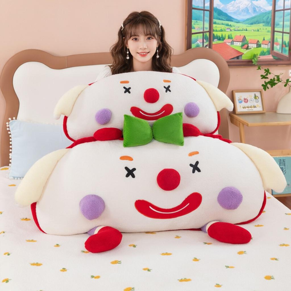 Cartoon Clown Pillow Soft Bed Pillow Kids Bedtime Cushion For Childrens Room Decor