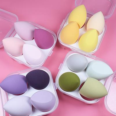 1/4/pcs Makeup Blender Cosmetic Puff Make-up Schwamm mit Aufbewahrungsbox Foundation Puder Schwamm Beauty Tool Frauen Make-up