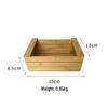 Qinkai Bamboo Multifunction Storage Basket & Display Stand