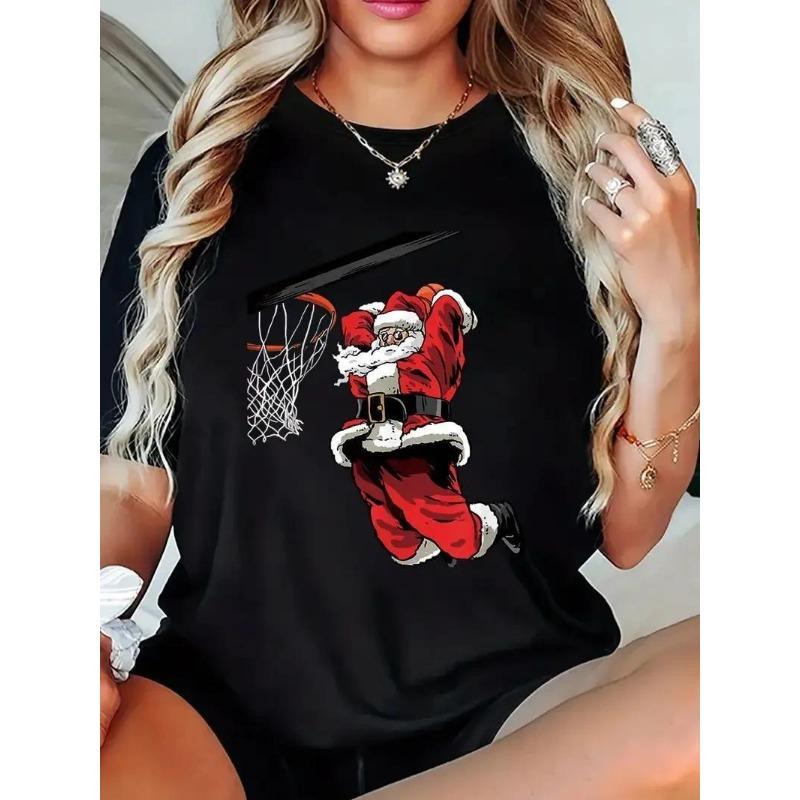 Women's Red Lips And Leopard Print T-Shirt Y2k Fashion Casual Round Neck Short-Sleeved Summer Women's Clothing Tees