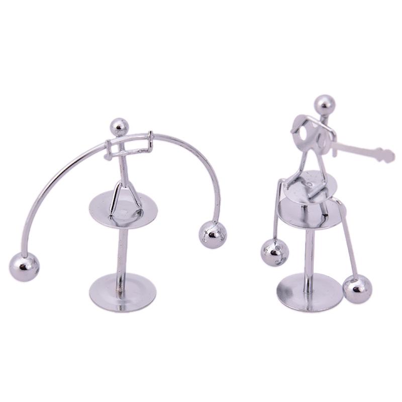 Pendel Cradle Science Physics Balance Toy Rustfritt stål Newton Educational