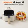 Stainless Steel Vertical Skewer Stand for Air Fryer 24 Skewer Capacity Round Kebab Rack with Food-Grade 304 Build Drip-Catching Base for Crispy Eve