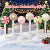 Christmas Inflatable Windmill & Lollipop Standee Decoration Set