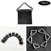 Triangle Buckle Accessories Spring Buckles Connectors High Strength Steel Ring for Kids