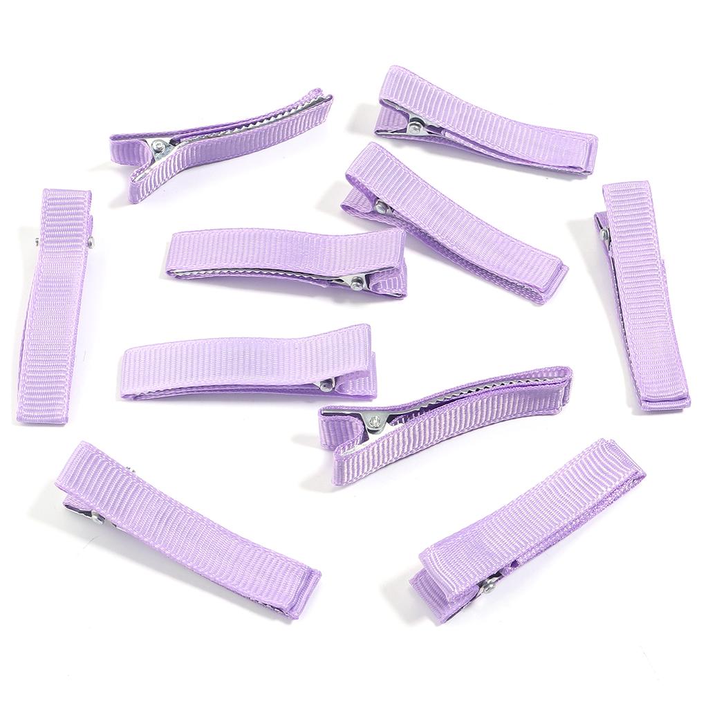 10pcs/Bag Multicolor Cloth Wrapped The Metal Duckbill Hair Clip For Jewelry Making Hairpins DIY Hairpins Base Decorations