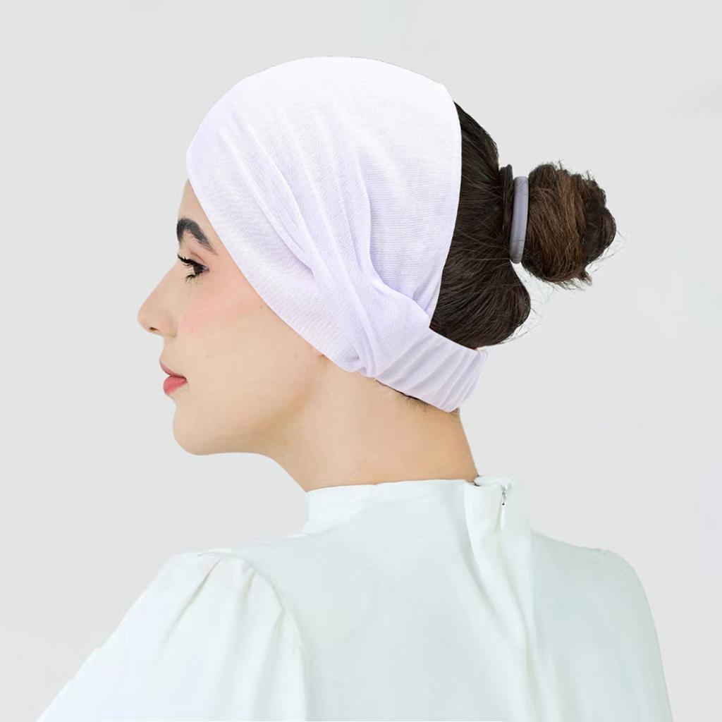 Elastisches Kopftuch Haarband für Damen Einfaches Vielseitiges Halbkopftuch Pendeln Sport Mehrzweck Haarband