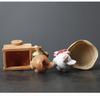 Pastoral Creative Cartoon Animal Resin Succulent Green Plant Flower Pot Container Personalized Cute Bunny Flower Pot