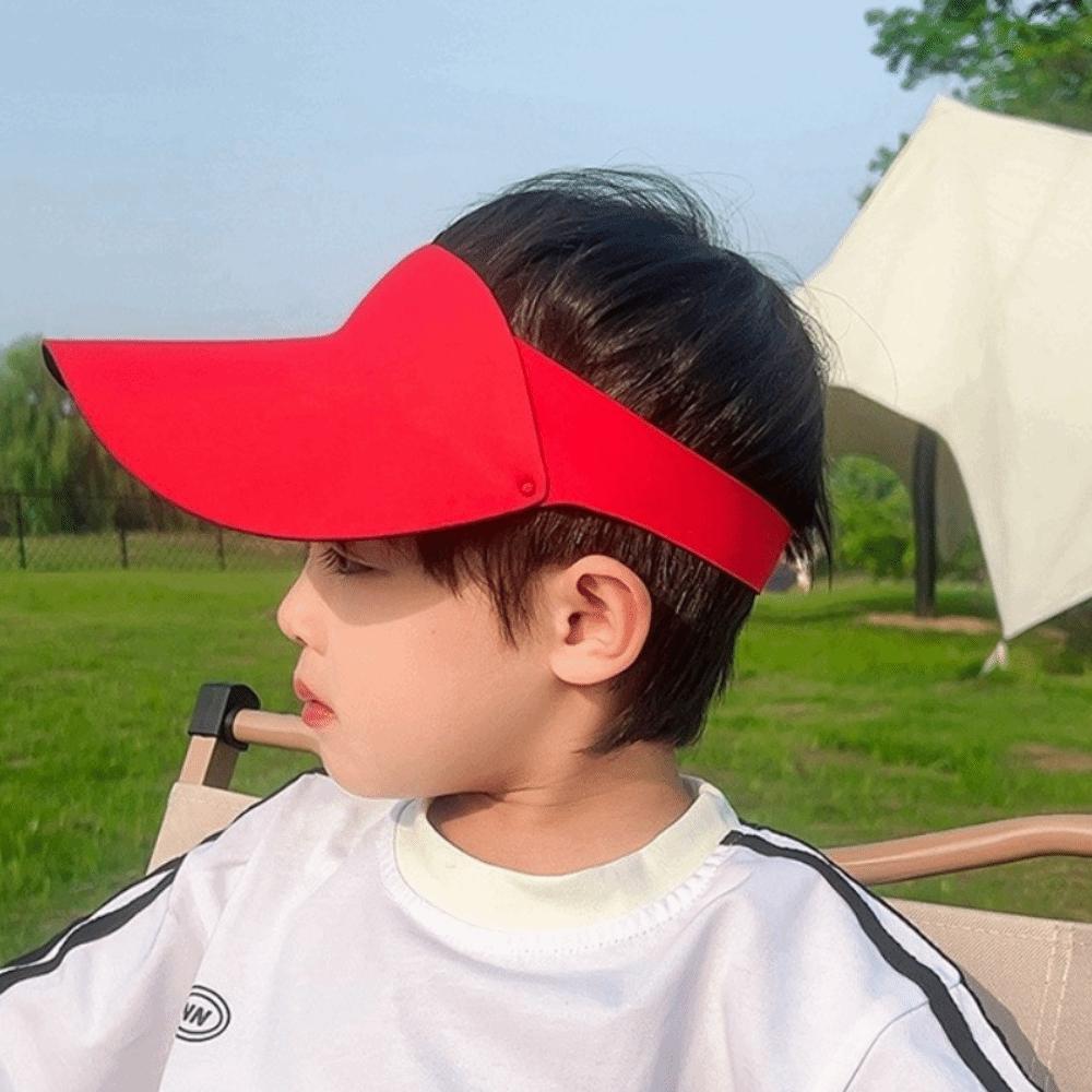 Quick-dry Kids Sunshade Hat Seamless Children's Sunscreen Cap Multicolor Summer Kid Sunhat  Boys