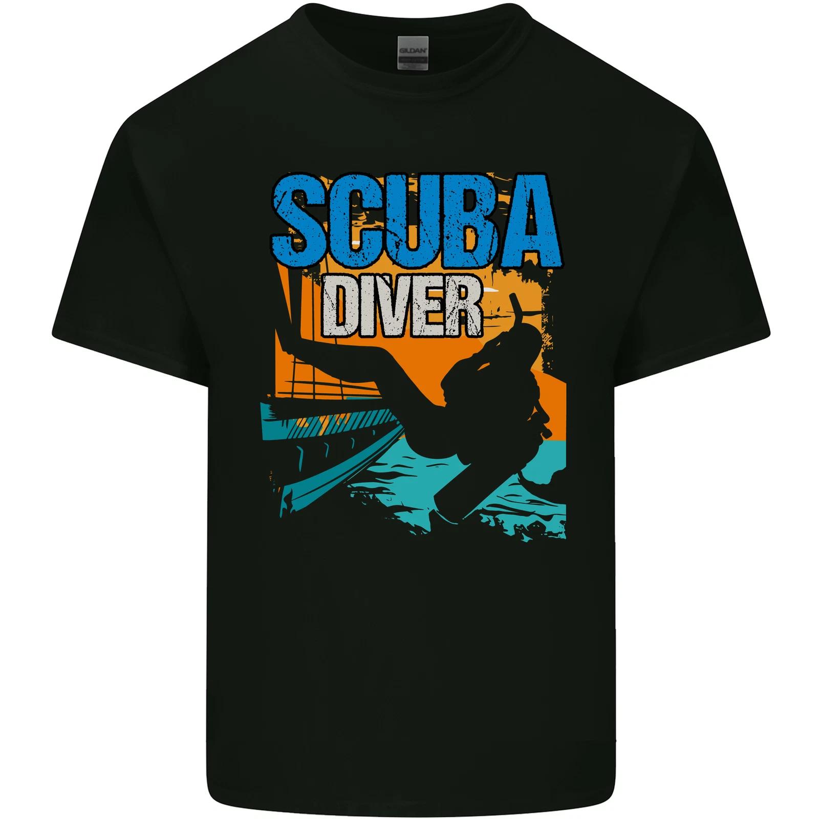 Backroll Entry from a Boat Scuba Diver Diving Kids T-Shirt Childrens 2XL