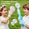 Nebelblasenmaschine für Kinder, Bunte Rauchblasen-Nebelmaschine, Elastischer Blasen-Nebelstab, Magischer Interaktiver Nebelblasenmacher mit Rauch