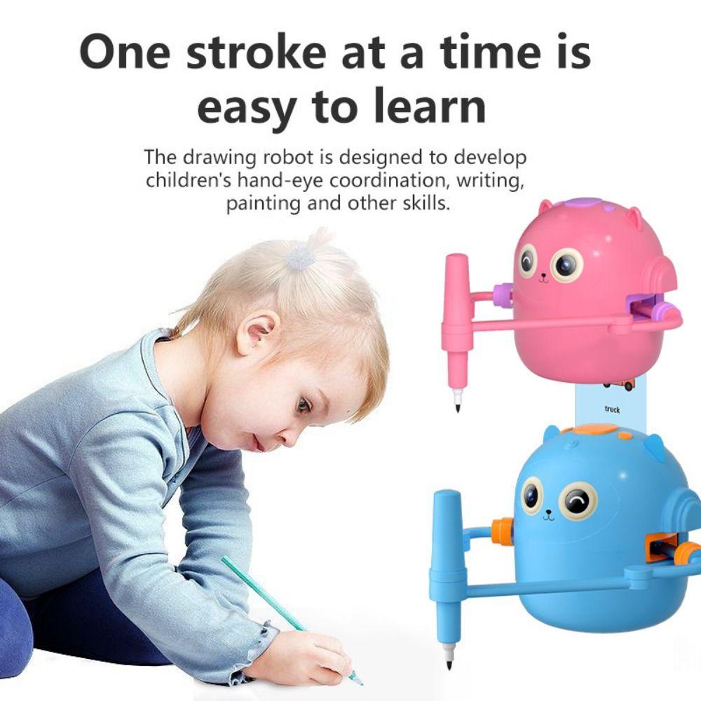 Early Educational Intelligent Painting Robot Automatic Drawing Toy Kids Entertainment