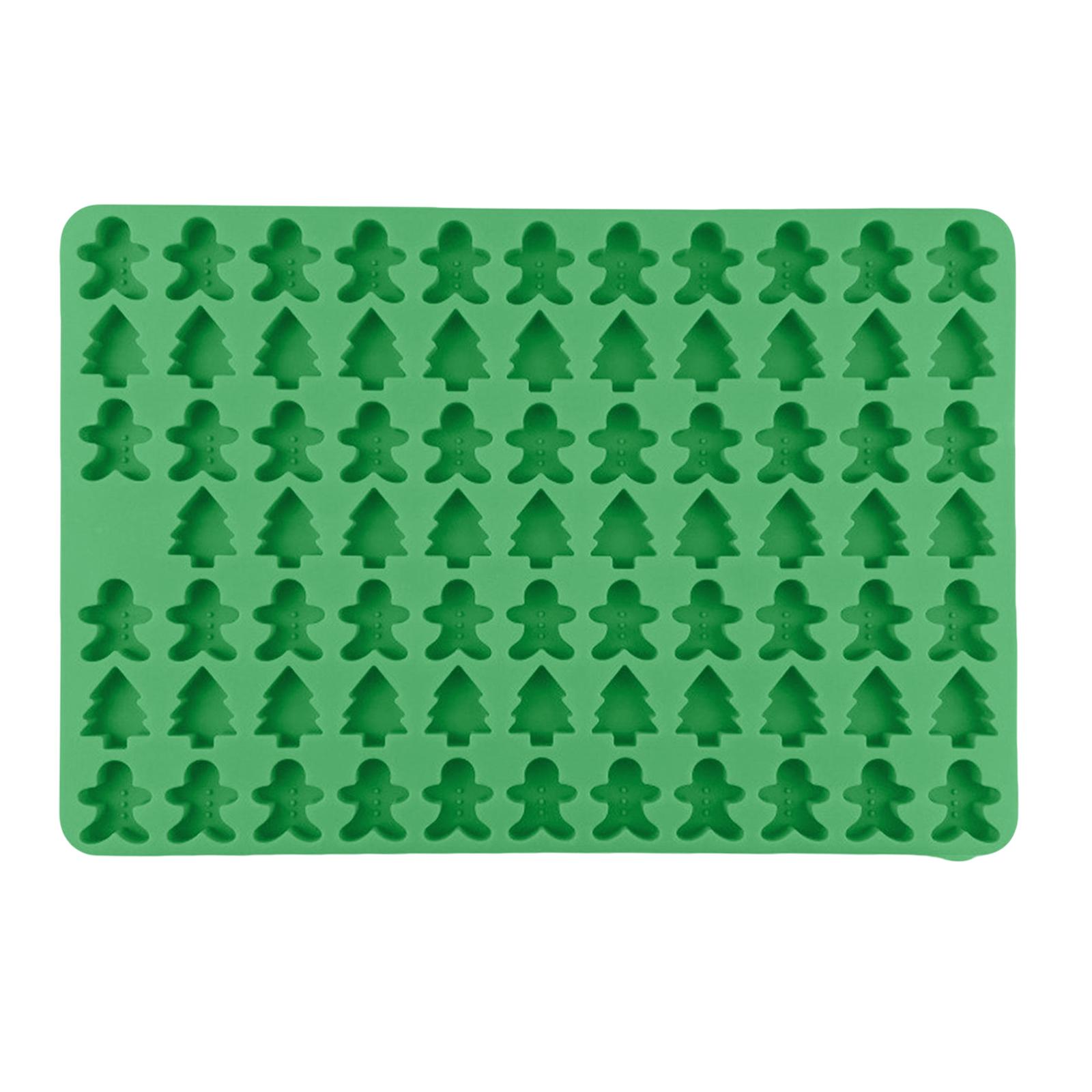 

77 ячеек Маленькие пончики Шоколадная силиконовая форма Маленькая форма для помадки и конфет Инструменты для выпечки One Size темно-зеленого