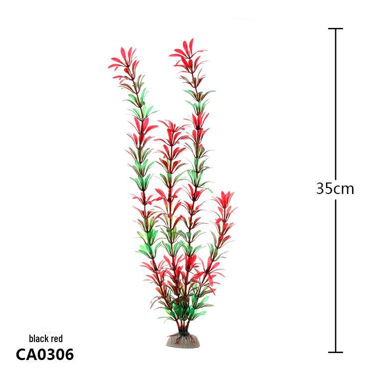 Fish Tank Decoration: Simulated Plant and Water Grass Silk Flower (CA)
