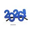 2026 Themed Celebration Glasses With Glittering Numbers Costume Accessory for Party Photos and Decorative Backdrops