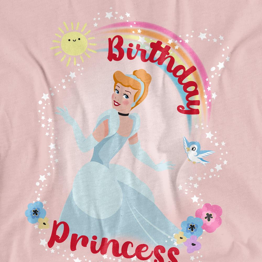 Cinderella Womens/Ladies Princess Birthday T-Shirt