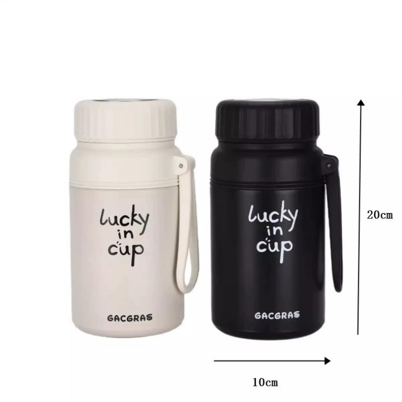 1000 ml Edelstahl-Vakuumflasche Große Thermosflasche Tragbarer Reise-Kaffeebecher Thermische Wasserflasche Geschenke