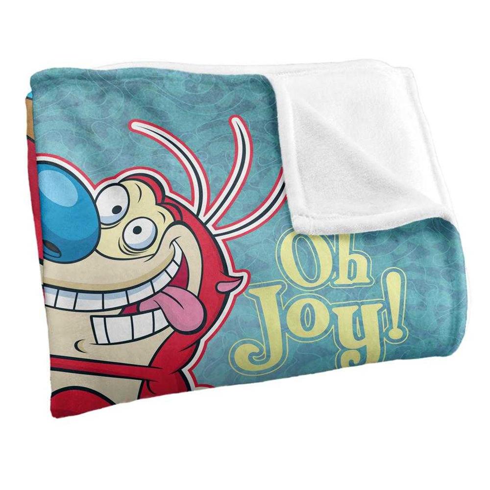 Ren & Stimpy Oh Joy Silky Supersoft Blanket