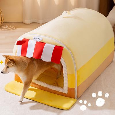 Dog House To Keep Warm In Winter Large Dog House In Winter Removable and Washable Golden Retriever Dog Bed Sleeping Pet Supplies