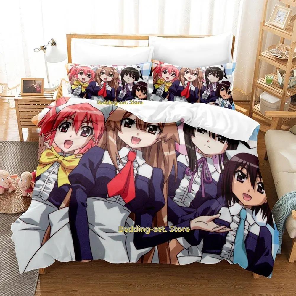 Seto no hanayome My Bride is a Mermaid Bedding Set Single Twin Full Queen King Size Bed Set Adult Bedroom Duvetcover Sets Anime