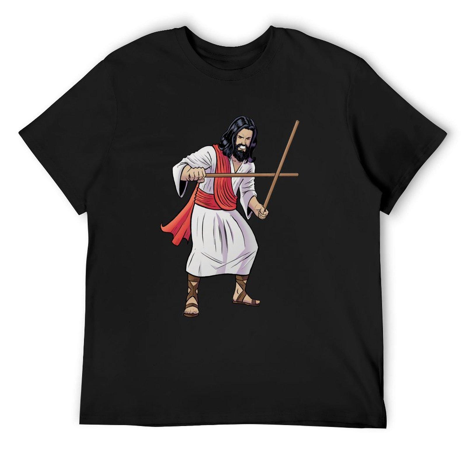 

Eskrima Kali Arnis FMA For Jesus Christ T-Shirt anime sublime mens tall t shirts 4XL