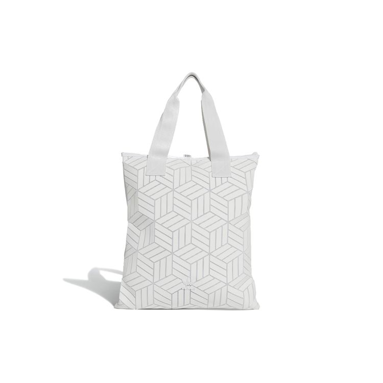 

Adidas Originals X Issey Miyake Collaboration Modern Design 3D Tote Bag Unisex Tote Bags Pure-White DY2970 Pure White