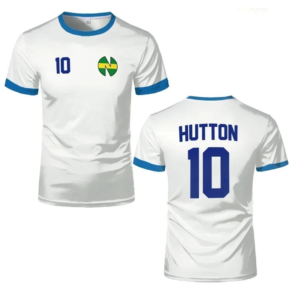 Tricou animat de vară Captain Tsubasa cu imprimeu 3D, mărimi mari, pentru bărbați și femei, sport, uscare rapidă, respirabil, mâneci scurte