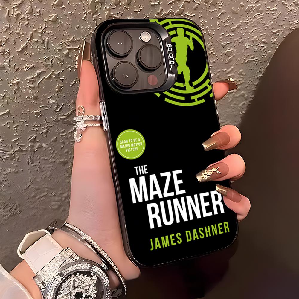 

Movie Series The Maze Runner Phone Case For IPhone17 Air 16 15 14 Plus 13 12 11 Pro XS Max Silver Black Bumper Case iPhone 16 Pro Max