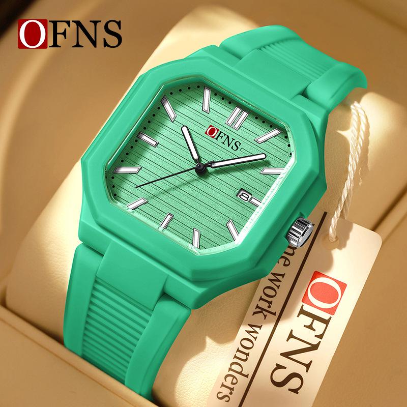 

Oufanni Versatile Quartz Watch with Arabic Numerals, Date, and Luminous Features for Men and Women