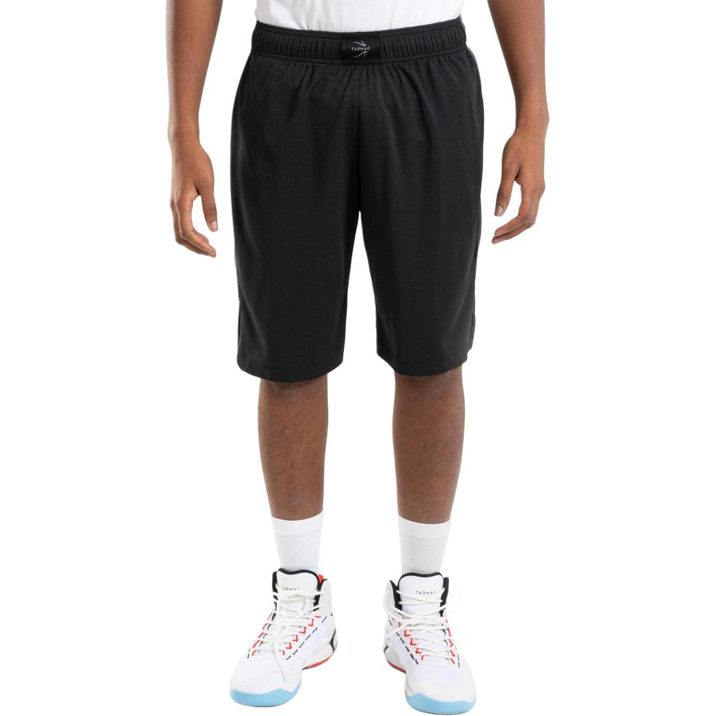 Decathlon SH500 TARMAK Color-blocked Basketball Sports Comfortable Breathable Mid-Rise Capsule Shorts Casual Shorts Unisex Black