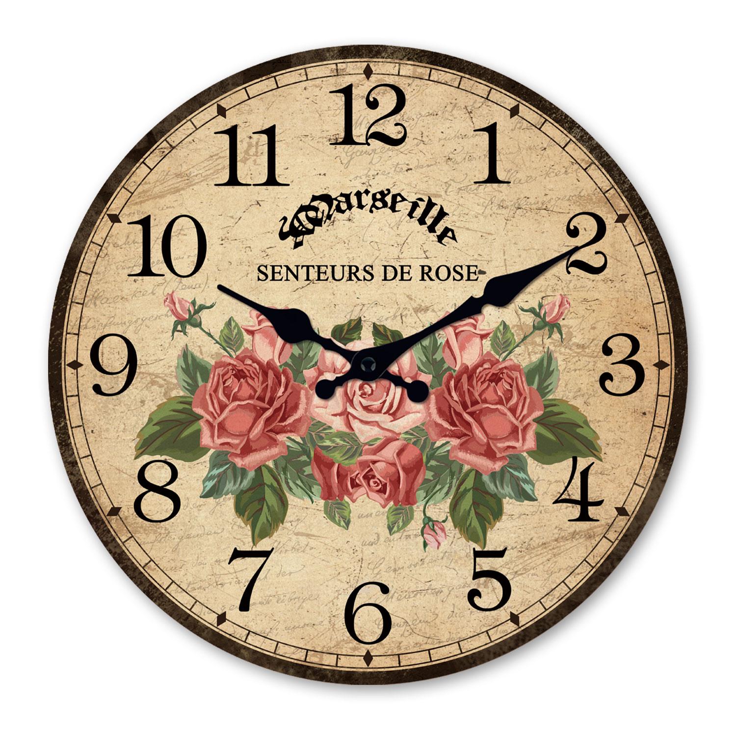 Superior-Grade A Top-Grade Rustic Top-Grade Vintage First-Class Rose Top-Grade Floral First-Class Wooden First-Class Wall Superior-Grade (as the picture,10 Inch)