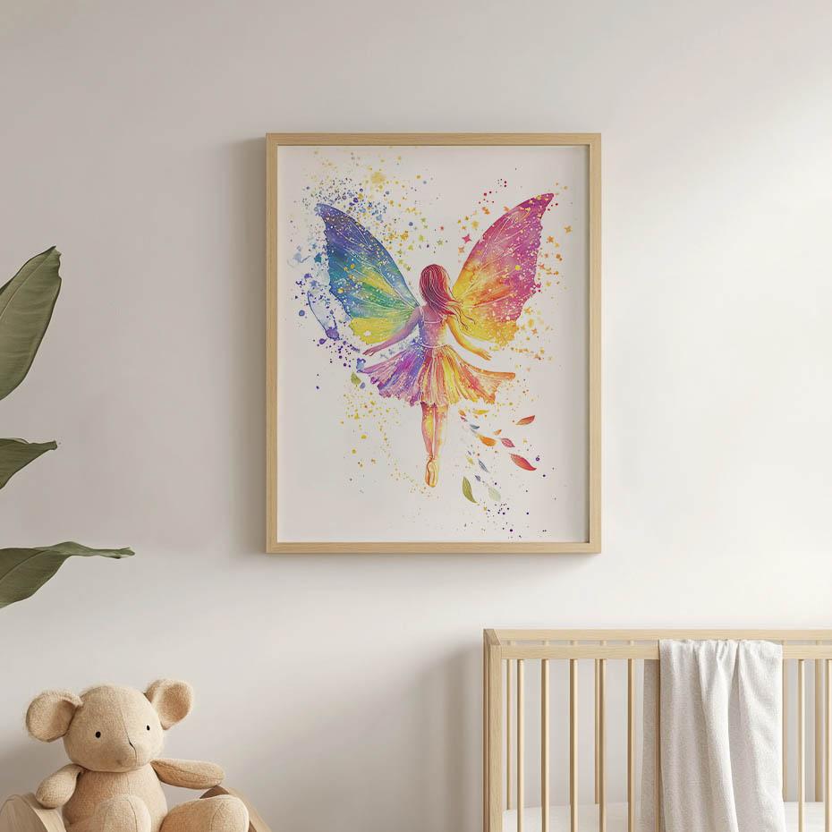Dream Fairy Poster Dream Fairy Poster, 50X70 Cm, Frameless, Matte Paper 230 Gsm