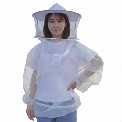 Bee Suit Breathable Protective Cover All-in-one Beekeeper Clothes for Farm