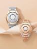 EUTOUR Couple's Magnetic Watch, Men's Unisex Metal Multifunction Fashion Sports Quartz Watch