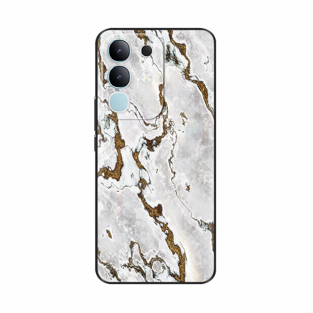 For Vivo Y29 4G Case Luxury Painted Back Cover Soft Silicone Phone Cases For Vivo Y29 4G Case Y 29 Shockproof Coque Bags Fundas