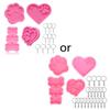 Handmade Necklace Earrings UV Resin Mold Dogs Paws Pendants Silicone Molds DIY Crafts Dogs Paws Keychain Casting Mold