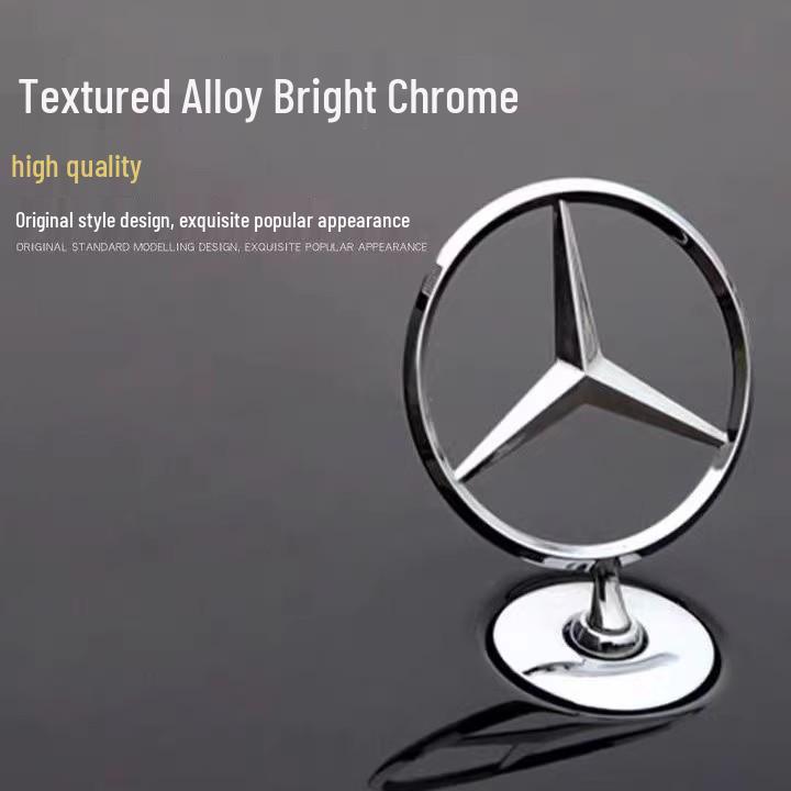 Mercedes-Benz Original Hood Emblem for E-Class, C-Class, and S-Class (E300L, S350, C200L, C180)