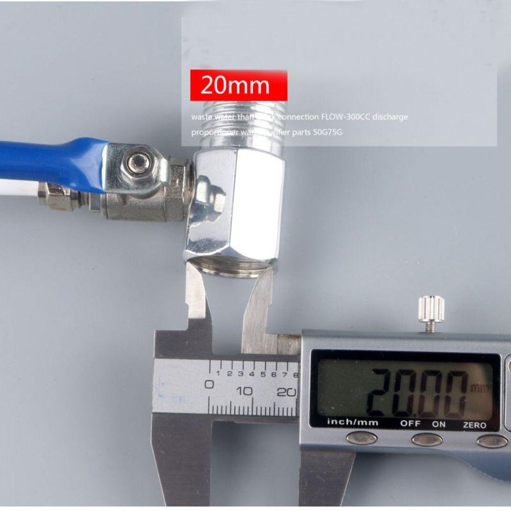 1/4'' 1/2'' Faucet Control Switch Alloy Quick Connector Tap Durable Water Purifier Ball Valve