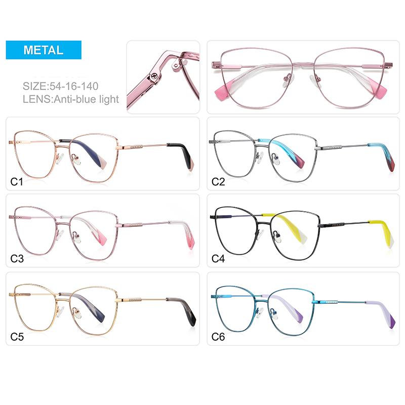 Reading Eyewear Eyeglass Frame Female Blue Feline +3 Stylish Spectacle Gold Tone Elegant Rose Sexy Eye Spectacle Premium Ladies Luxury Cat's