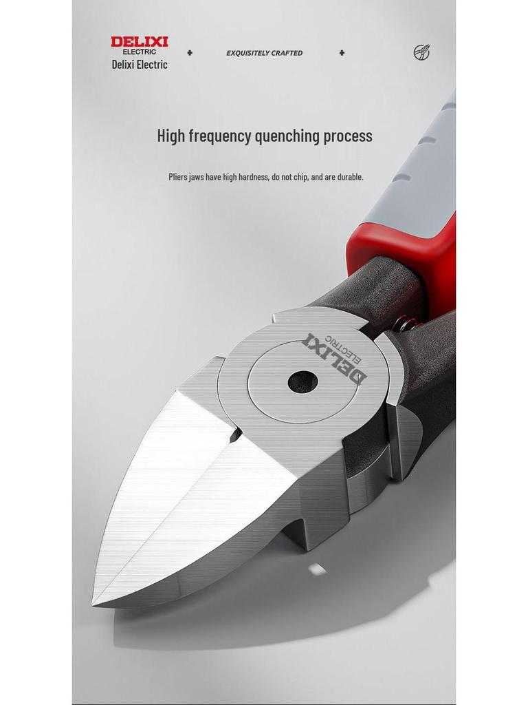 High Hardness Diagonal Cutting Pliers - Electrician's Special Electronic and Industrial Grade Side Cutter