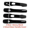 Carbon Car Accessory Door Handle Cover Trim Paste Style Chrome Silver For Ford Explorer 2011 2012 2013 2014 2015 2016 2017 2018