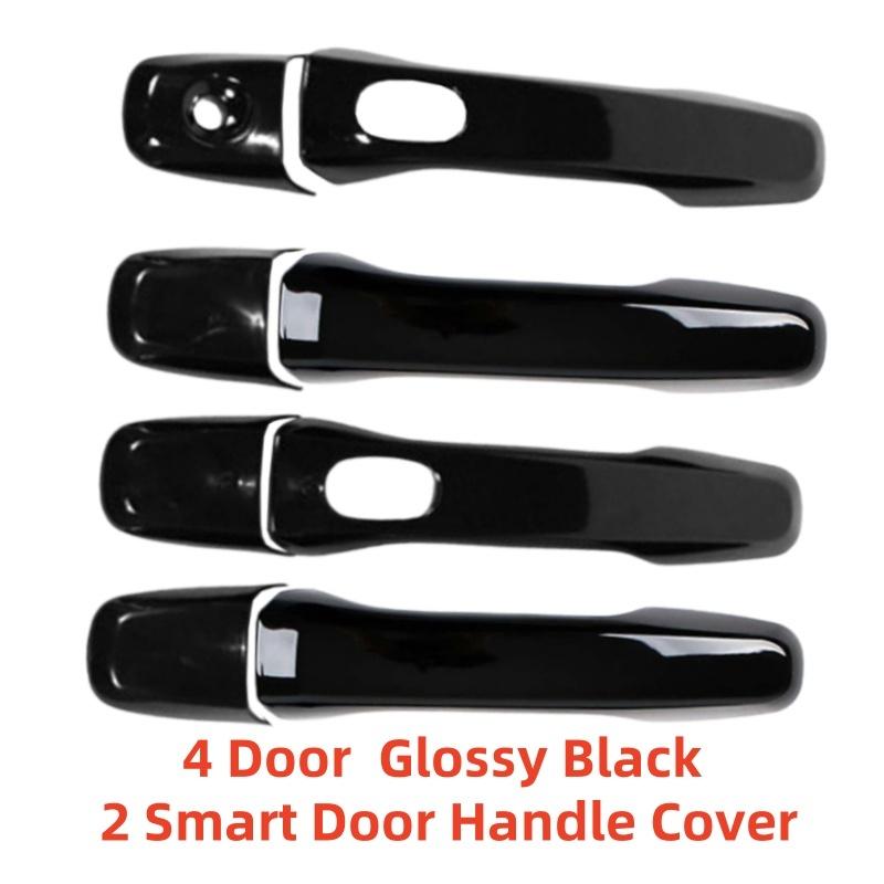 Carbon Car Accessory Door Handle Cover Trim Paste Style Chrome Silver For Ford Explorer 2011 2012 2013 2014 2015 2016 2017 2018