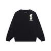 Li-Ning Skateboard Series Back Print Crew Neck Long Sleeve T-Shirt Unisex Tops Black AHST103-3