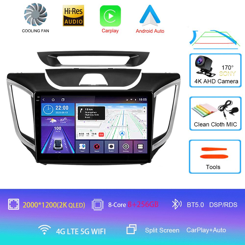 Android 14 Car Radio For Hyundai Creta IX25 2015 - 2019 Multimedia Video Player Navigation Stereo GPS