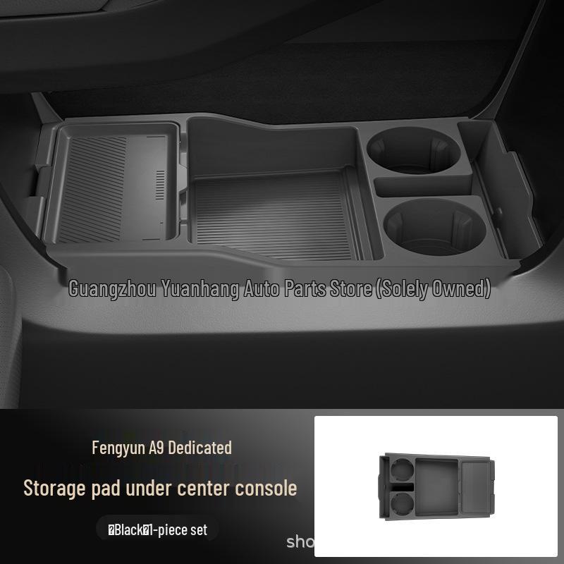 Compatible with 25 Chery Fengyun A9 Models: Center Console Lower Storage and Glasses Organizer Car Accessories.