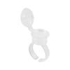 50pcs/pack Makeup Tools Eyelash Extend Ring Cup Tattoo Ink Equipment Microblading Tattoo Cup With Lid Make up Accessories