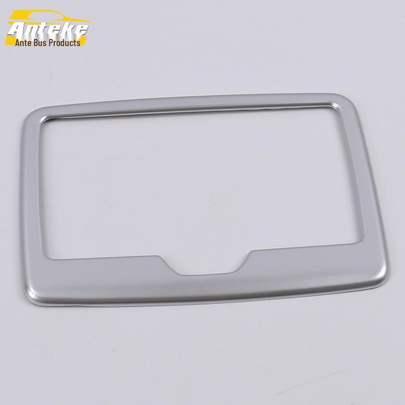 17 1 Series Rear Cup Holder Electroplated Decorative Frame - Third Row Armrest Box Sticker