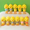 Cartoon Travel Duck Plush Toy Cute Little Yellow Duck Doll with Hat Children Rag Doll Gift